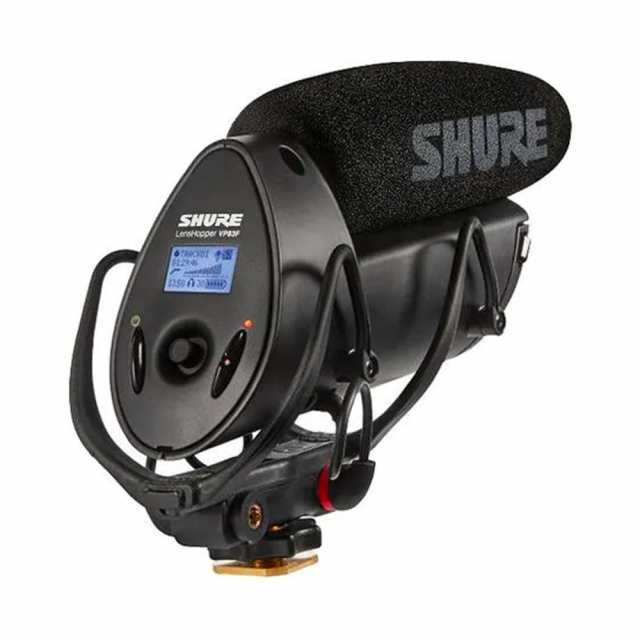 【中古】 フラッシュ録音搭載_単品 SHURE カメラマウント ショットガン マイクロフォン VP83F 【国内正規品】