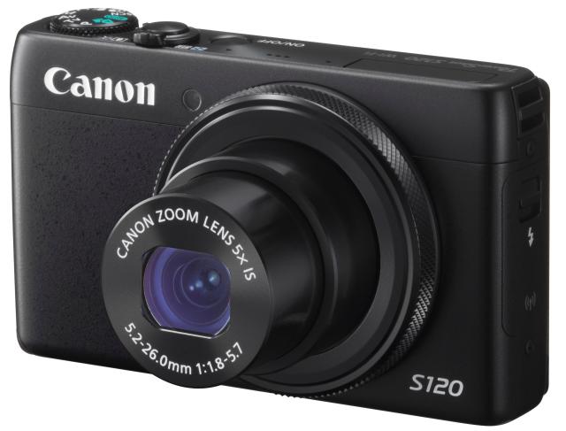 【中古】 ブラック Canon デジタルカメラ PowerShot S120(ブラック) F値1.8 広角24mm 光学5倍ズーム PSS120(BK)の通販は