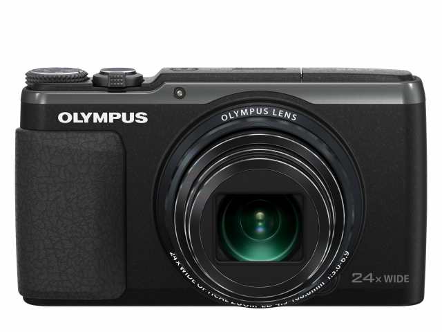 【中古】 ブラック OLYMPUS デジタルカメラ STYLUS SH-60 3軸フォト手ぶれ補正＆ハイブリッド5軸ムービー手ぶれ補正 光学24倍＆超解像48