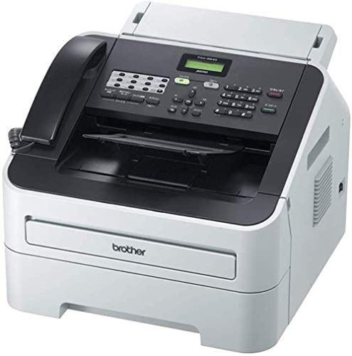 【中古】 ブラザー工業 brother プリンター A4モノクロレーザー複合機 JUSTIO 20PPM/FAX/ADF/受話器 FAX-2840