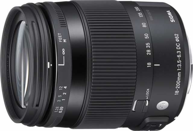 【中古】 キヤノン用_単品 SIGMA 18-200mm F3.5-6.3 DC MACRO OS HSM | Contemporary C014 | Canon EF-Sマウント | APS-C/Super35