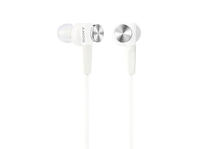 【中古】 ホワイト ソニー イヤホン MDR-XB50 : カナル型 ホワイト MDR-XB50 Wの通販は
