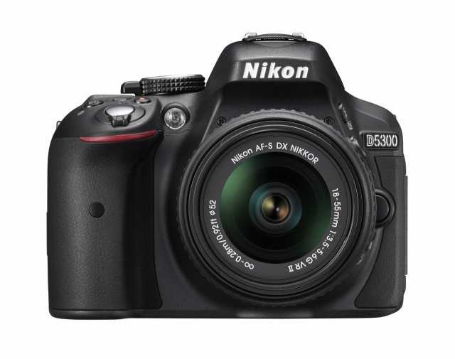 【中古】 ブラック_18-55 VR II レンズキット Nikon デジタル一眼レフカメラ D5300 18-55mm VR II レンズキット ブラック 2400万画素 3.2