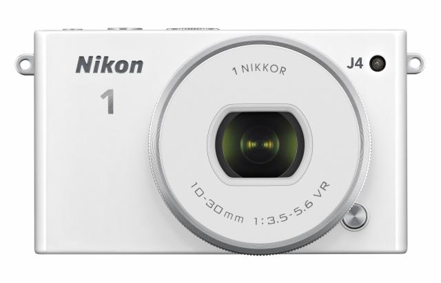 【中古】 ホワイト_レンズキット Nikon ミラーレス一眼 Nikon1 J4 標準パワーズームレンズキット ホワイト J4HPLKWHの通販は