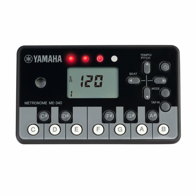 【中古】 ピアノブラック_単品 ヤマハ(YAMAHA) デジタルメトロノーム ピアノブラック ME-340PF