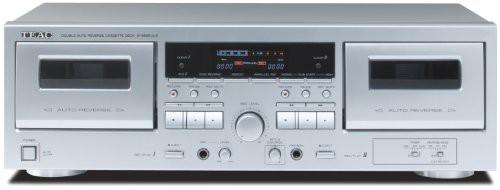 【中古】 TEAC ダブルオートリバースカセットデッキ シルバー W-890RMK2-S