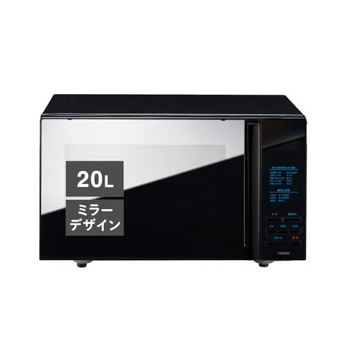 【中古】 20L_ミラーデザイン ツインバード 電子レンジ 20L フラットテーブル 単機能 20L 600W ミラーデザイン お手入れ簡単 ブラック DR-4259Bの通販は