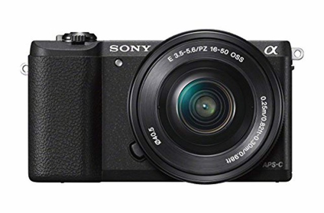 【中古】 SONY ミラーレス一眼 α5100 パワーズームレンズキット E PZ 16-50mm F3.5-5.6 OSS付属 ブラック ILCE-5100L-B