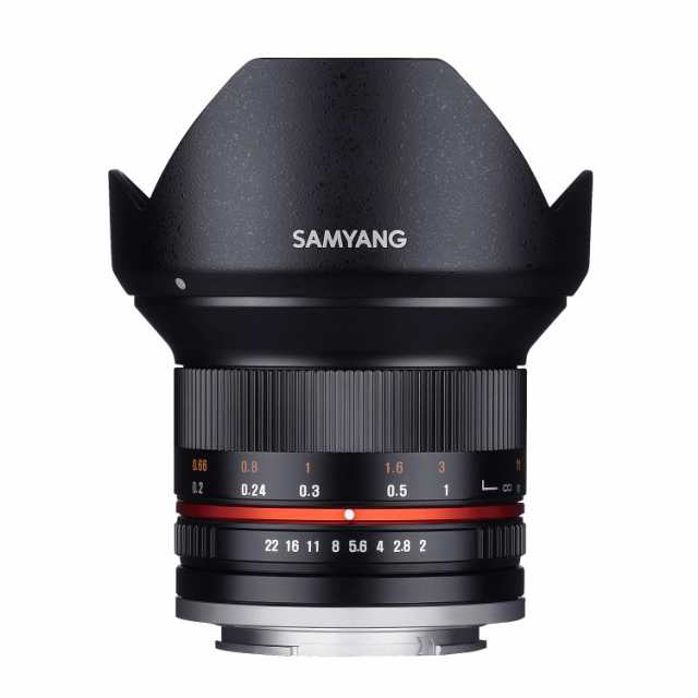 【中古】 ブラック_フジフイルムX_単品 SAMYANG 単焦点広角レンズ 12mm F2.0 ブラック フジフイルム X用 APS-C用