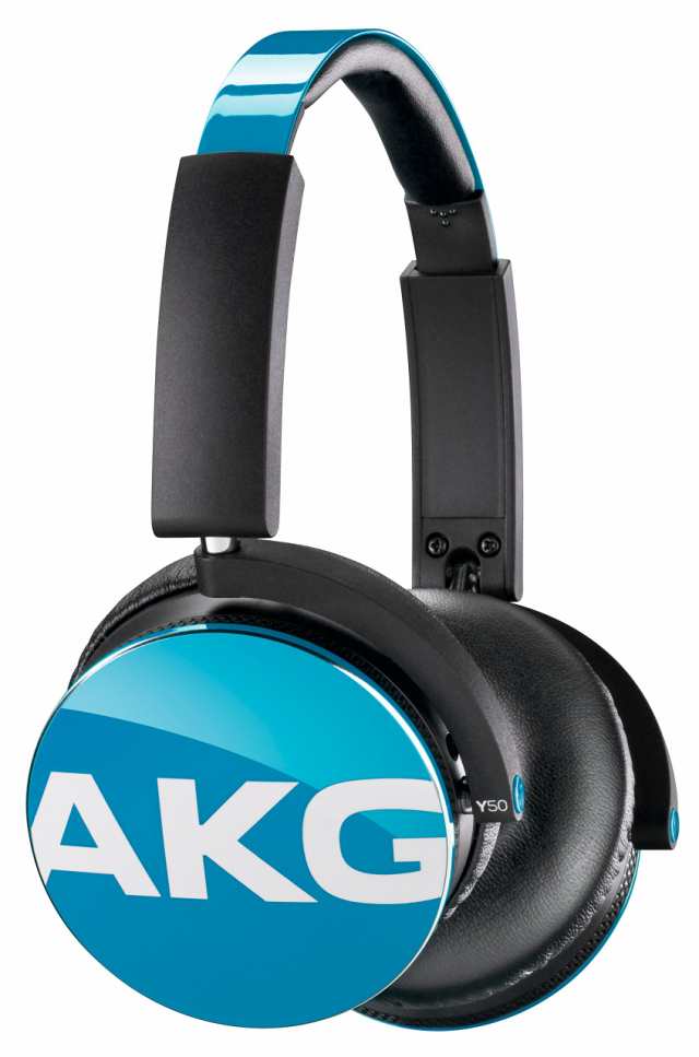 【中古】 ティールブルー AKG Y50 ヘッドホン 密閉型/オンイヤー ティールブルー Y50TEL 【国内正規品】