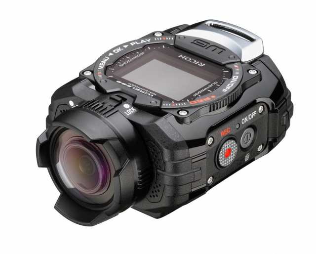 【中古】 ブラック RICOH 防水アクションカメラ WG-M1 ブラック WG-M1 BK 08271