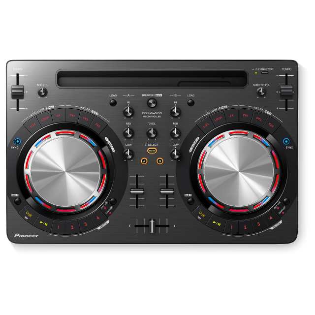 【中古】 Pioneer パイオニア DJコントローラー iOS対応 DDJ-WEGO3-K ブラック ( DDJWEGO3K )