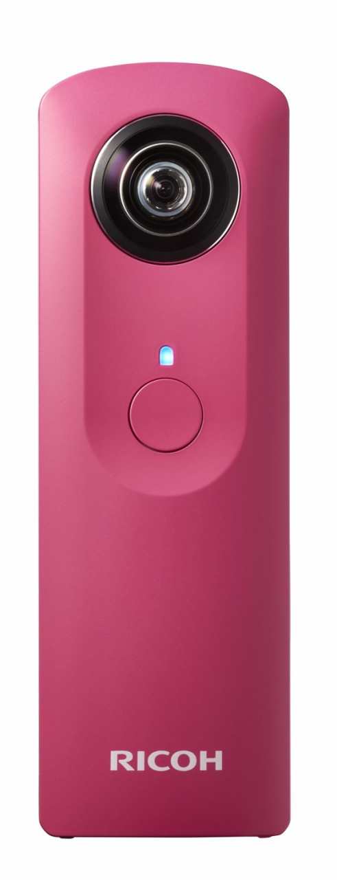 【中古】 ピンク RICOH デジタルカメラ RICOH THETA m15 (ピンク) 全天球 360度カメラ 0910701