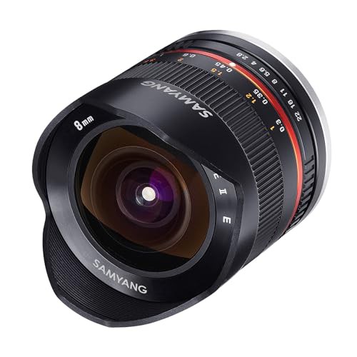 【中古】 ブラック_フジフイルム X SAMYANG 単焦点魚眼レンズ 8mm F2.8 II ブラック フジフイルム X用 APS-C用