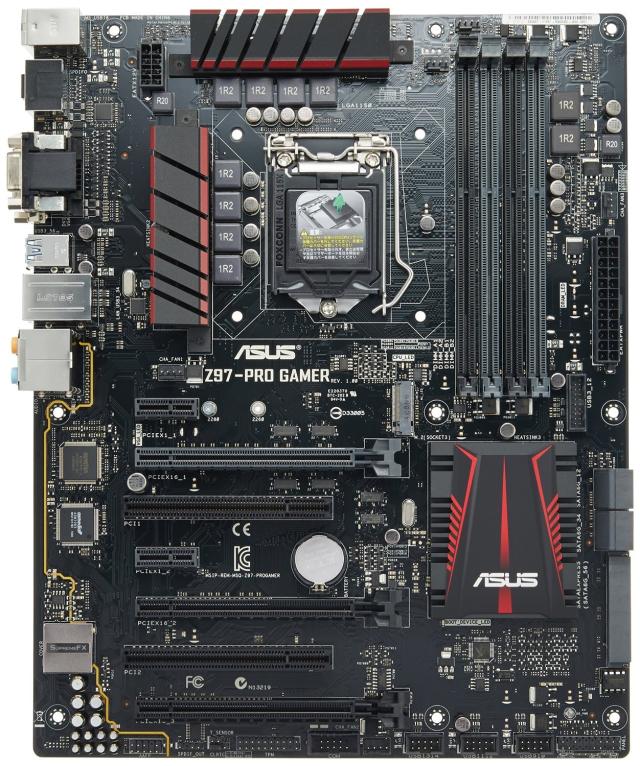 【中古】 ASUSTeK Intel Z97搭載 ゲーマー向けゲーミングマザーボード Z97-PRO GAMER 【ATX】の通販は 23,530円
