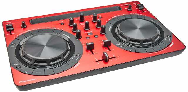 【中古】 Pioneer DDJ-WEGO3-R レッド DJコントローラー iOS対応 (パイオニア DDJWEGO3R)