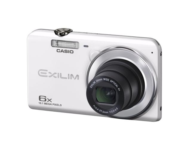 【中古】 ホワイト CASIO デジタルカメラ EXILIM EX-ZS27WE 広角26mm 光学6倍ズーム プレミアムオート 1610万画素 ホワイトの通販はコンパクトデジタルカメラ