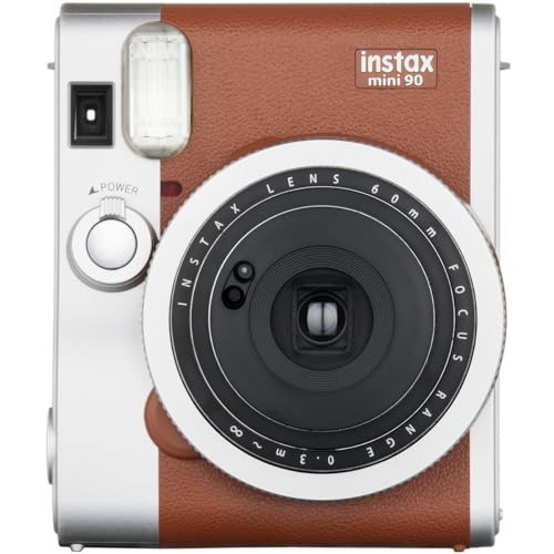 【中古】 ブラウン_チェキ単体 富士フイルム(FUJIFILM) インスタントカメラ チェキ instax mini 90 ネオクラシック ブラウン INSTAX MINI