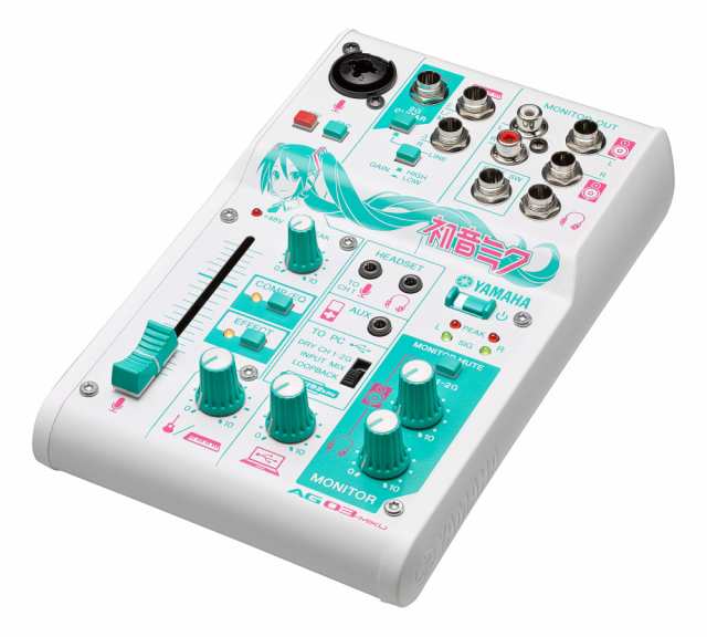 【中古】 YAMAHA ウェブキャスティングミキサー 3チャンネル 「初音ミクおためしセット」 AG03-MIKU