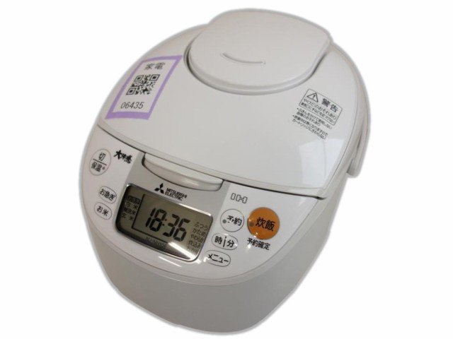 【中古】 三菱電機 IHジャー炊飯器 5.5合炊き ホワイト NJ-NH106-Wの通販は