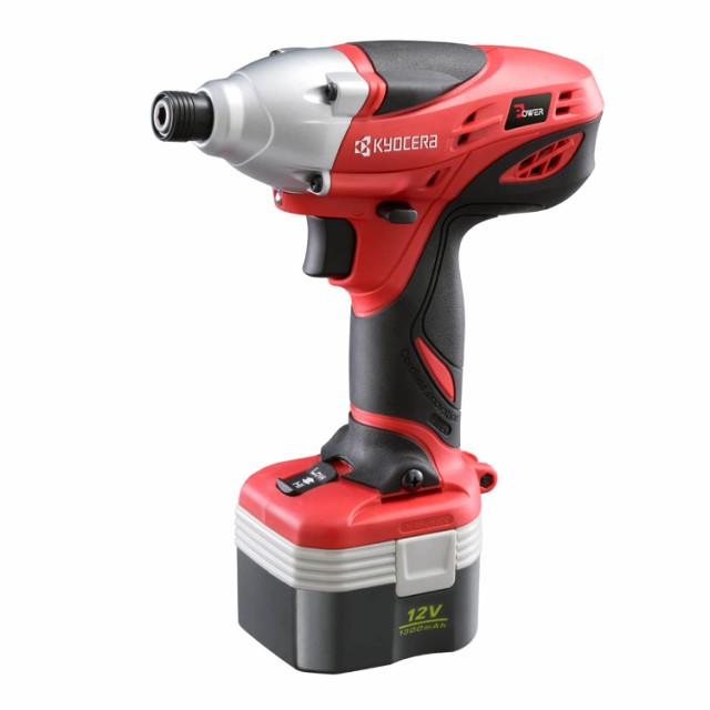 【中古】 12V充電式・最大トルク130/75N・m・2スピード_通常品 京セラ(Kyocera) 旧リョービ 充電式 インパクトドライバー 12V BID-1260 658450A 【回転数を2段階で調節 最大締付トルク130N・mで強力にネジ締め】 ニカド12V ネジ締め能力(小ネジ)M4~M8・(ボルト)M5~M12・(高力の通販は