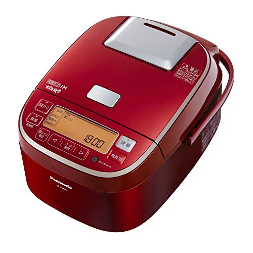 【中古】 レッド5.5合 パナソニック 5.5合 炊飯器 圧力IH式 おどり炊き レッド SR-PA105-R