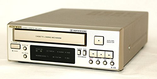 【中古】 ONKYO オンキヨー（オンキョー） K-V3-S オートリバース カセットデッキ ドルビーB/C NR