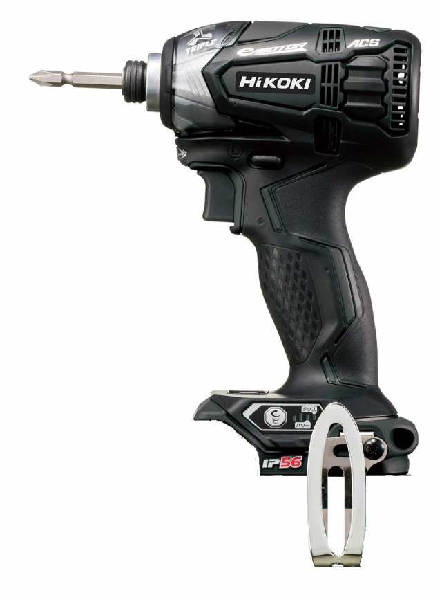 【中古】 ストロングブラック HiKOKI(ハイコーキ) 18V コードレス インパクトドライバー 充電式 ブラック 蓄電池・充電器別売り WH18DDL2(NN) 本体のみの通販は