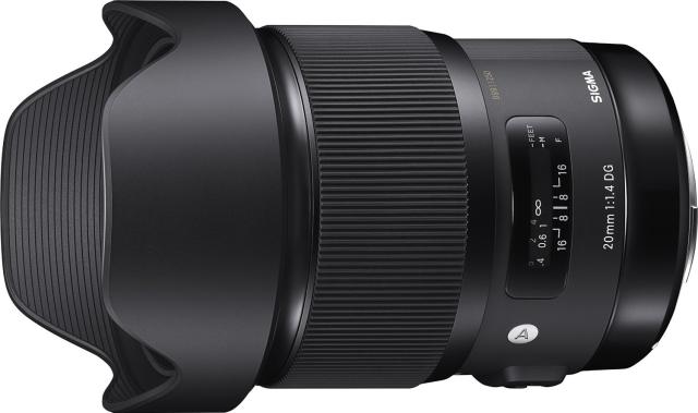 【中古】 シグマSA用_レンズのみ SIGMA 単焦点レンズ Art 20mm F1.4 DG HSM シグマ用 フルサイズ対応の通販は