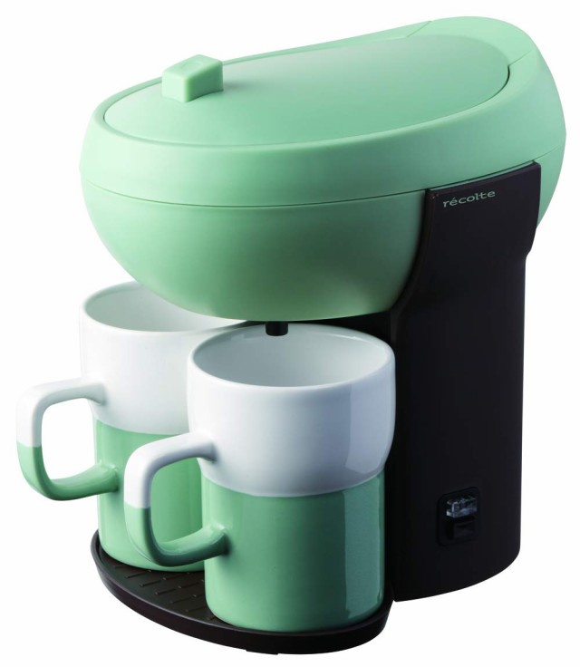 【中古】 シェルグリーン レコルト カフェデュオパウス RKD-4 recolte Kaffe Duo Pause (シェルグリーン)