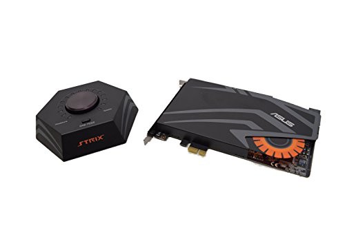 【中古】 STRIX RAID DLX ASUSTek ハイレゾ対応 STRIXゲーミング サウンドカード PCI-E コントロールボックス付属 24bit/192kHz STRIX RA