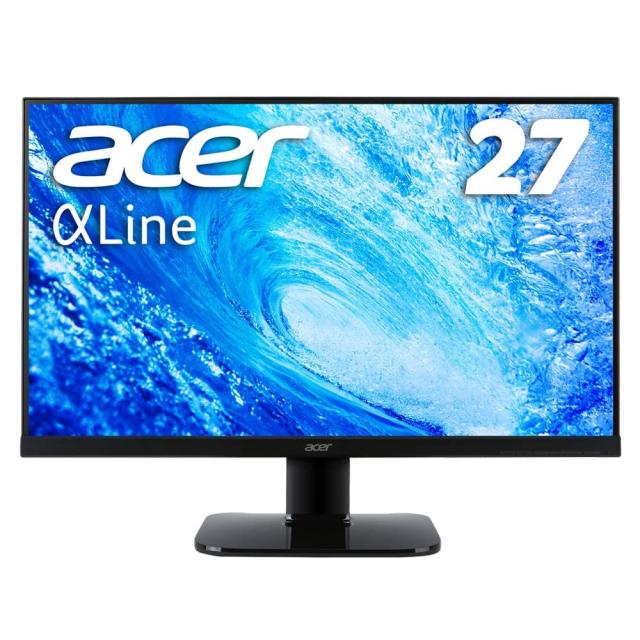 【中古】 Acer モニター ディスプレイ AlphaLine 27インチ KA270HAbmidx フルHD VA フレームレス HDMI DVI D-Sub スピーカー内蔵 ブルーライト軽減 VESA対応 広い視野角178° 25,856円