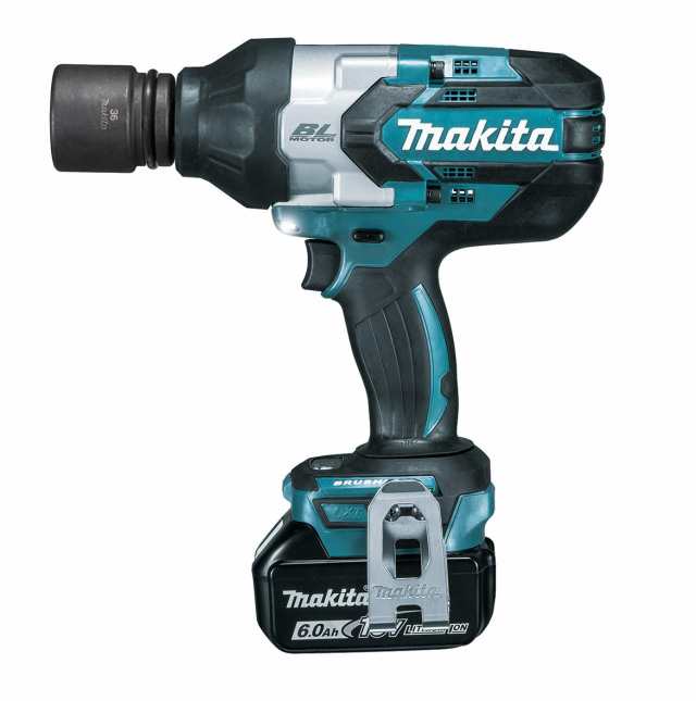 【中古】 6Ahバッテリ2本・充電器・ケース付 マキタ(Makita) 充電式インパクトレンチ 18V6Ah バッテリ2本・充電器・ケース付 TW1001DRGX