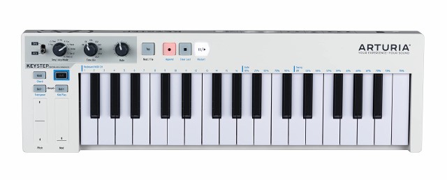 【中古】 単品 ARTURIA シーケンサー機能搭載 キーボード・コントローラー KEYSTEP