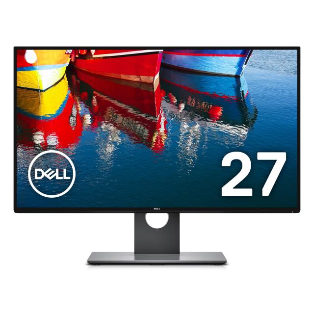 【中古】 Dell ディスプレイ モニター U2717D/27インチ/QHD/IPS/6ms/DPx2(MST)，mDP，HDMI/sRGB99%/USBハブの通販は