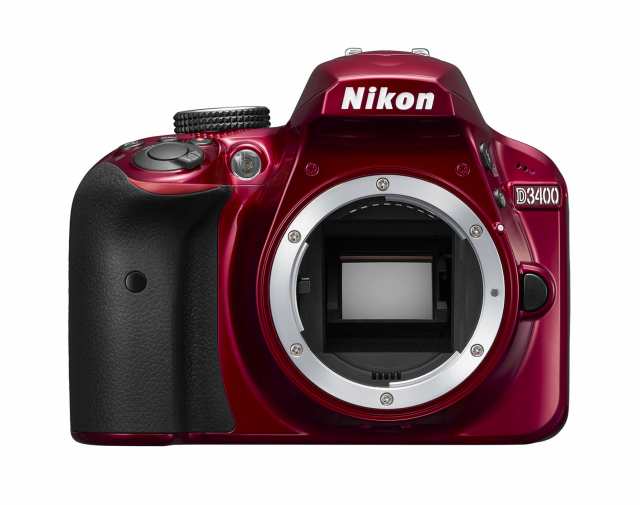 【中古】 レッド_ボディ Nikon デジタル一眼レフカメラ D3400 ボディー レッド D3400RD