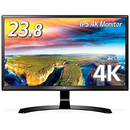 【中古】 【24UD58-B】23.8型/4K/IPS/HDMI/DP LG モニター ディスプレイ 24UD58-B 23.8インチ/4K(3840×2160)/IPS 非光沢/HDMI×2、Displ