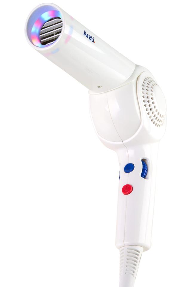 【中古】 Areti（アレティ） ドライヤー ヘアドライヤー 光 LED ヘアケア 大風量 マイナスイオン 海外対応 d1621WH Kozouの通販は