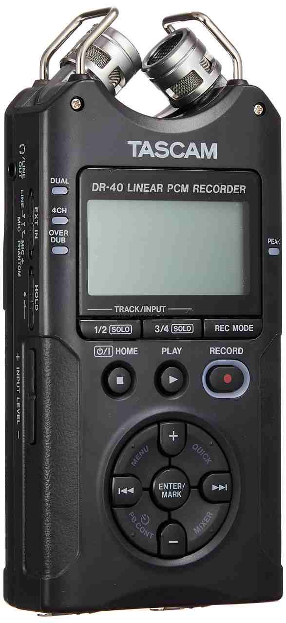 【中古】 TASCAM(タスカム) DR-40 VER2-J 4ch リニアPCMレコーダー 24bit/96kHz ハイレゾ ハンディレコーダー Youtube ASMR 音楽 野鳥 鉄