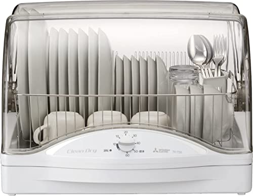 【中古】 4)ベーシック 三菱電機 食器乾燥機 TK-TS5-W ステンレス食器カゴ キッチンドライヤーの通販は