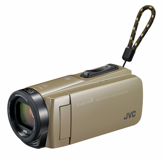 ビデオカメラEverio 32GB ブラウン 持ちこみ 耐衝撃 JVC GZ-F270-T