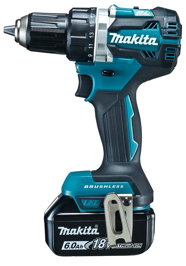 中古】 青_バッテリー×2・充電器・ケース付 マキタ(Makita) DF484DRGX 