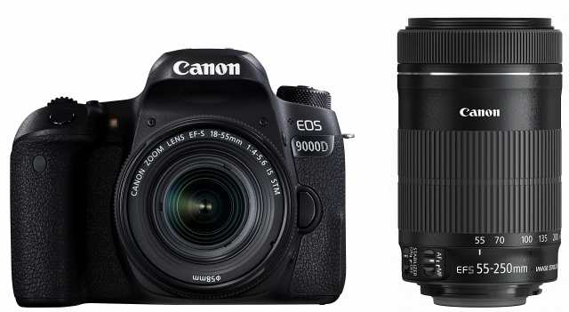 中古】 ダブルズームキット Canon デジタル一眼レフカメラ EOS 9000D ダブルズームキット EF-S18-55mm/EF-S55-250mm  付属 EOS9000D-WKITの通販はau PAY マーケット - BLINGインテリア | au PAY マーケット－通販サイト