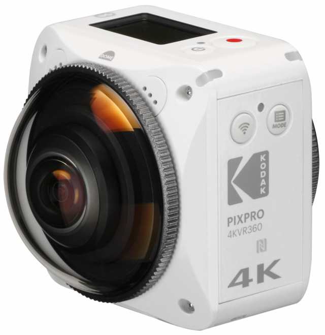 【中古】 本体 KODAK(コダック) PIXPRO アクションカメラ 360°全天球撮影 4K画質+VR対応 4KVR360