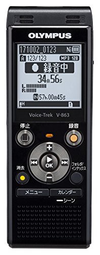 【中古】 ピアノブラック_単品 OLYMPUS Voice Trek ICレコーダー ピアノブラック V-863BLK