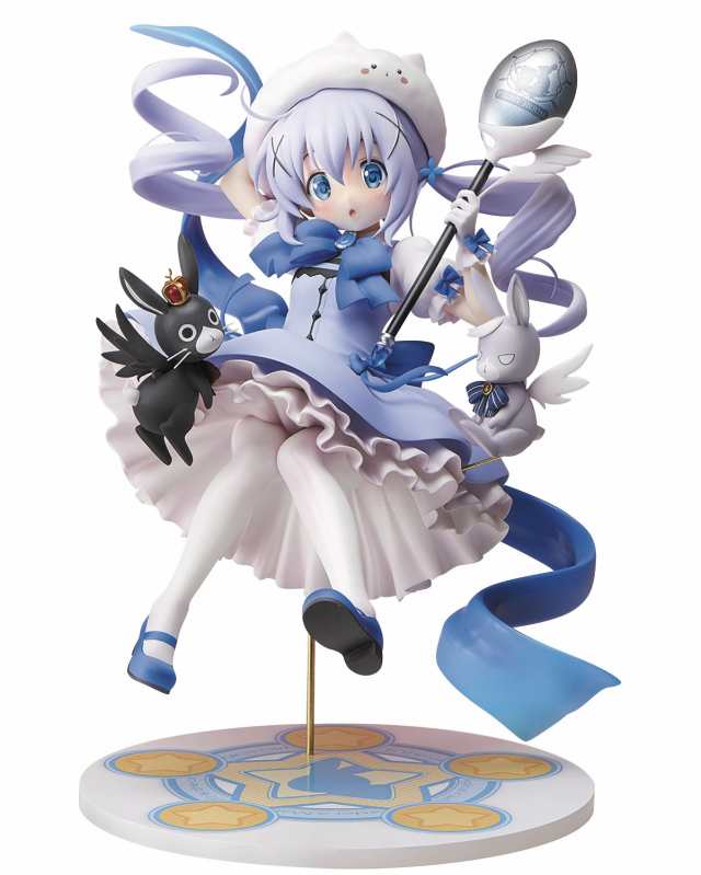 【中古】 (グッドスマイル) Good Smile ご注文はうさぎですか？ チノ 1/7スケール PVCビニールフィギュア。