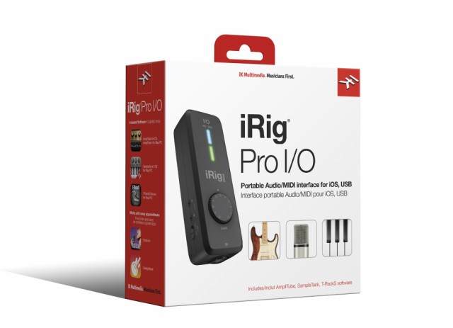 【中古】 単品 IK Multimedia iRig PRO I/O ハイエンド・オーディオ/MIDIインターフェイス IP-IRIG-PROIO-AS【国内正規品】