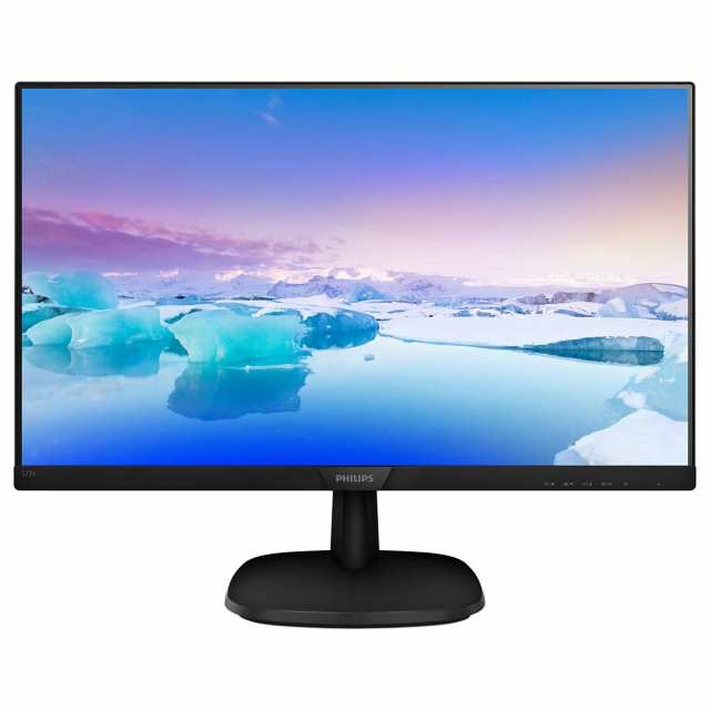 【中古】 23.8 インチ Philips(フィリップス) 23.8型ワイド液晶ディスプレイ ブラック 5年間フル 243V7QDAB/11