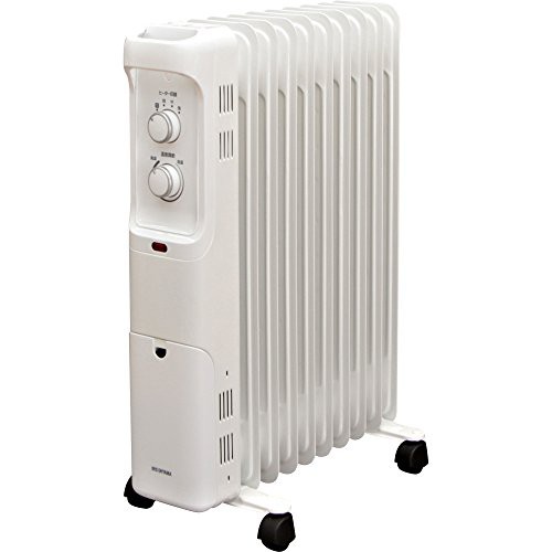 【中古】 1) ダイヤル式/スタンダード アイリスオーヤマ ヒーター オイルヒーター 8畳 ウェーブ型 500W/700W/1200W 小型 コンパクト 温度