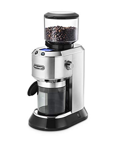 【中古】 1) グラインダー単品 De'Longhi (デロンギ) コーヒーグラインダー デディカ KG521J-M コーン式 コーヒー豆350g分 安全設計 粗挽